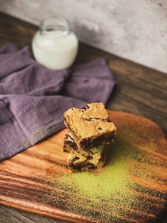 Vegan Chickpea Blondies Baked By Claire 